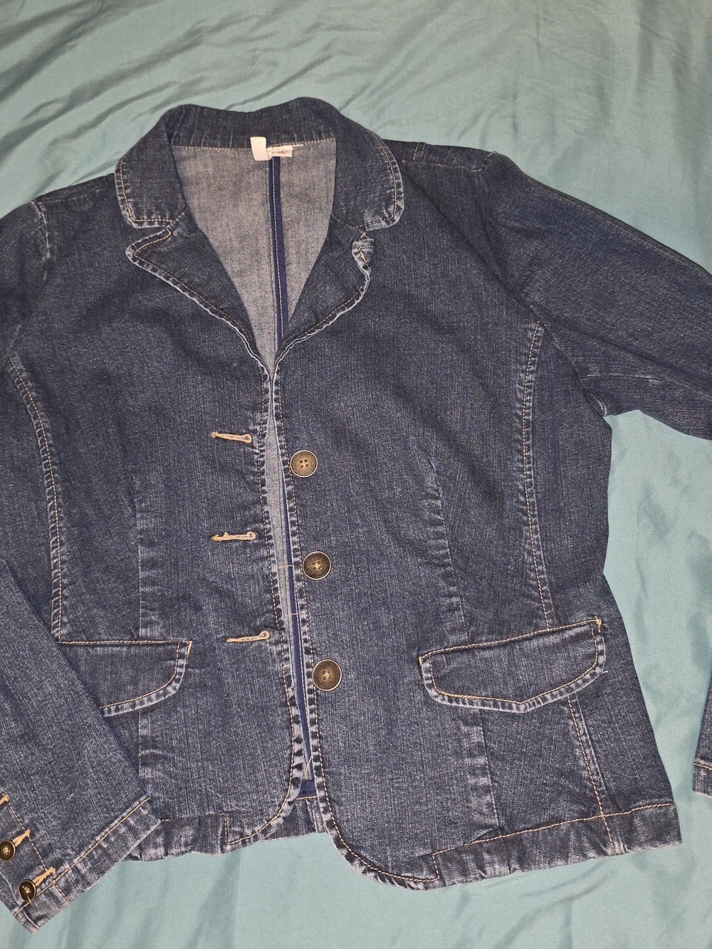 St. John's Bay Dark Blue Denim Jacket